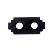 Молоток для дробилки 110х50х4 d-20 м/ц-46 с зубчиками